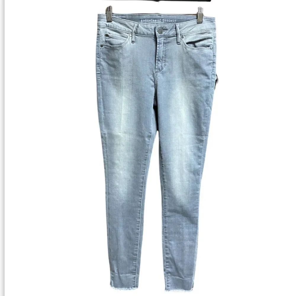 Articles Of Society Gray Ankle Skinny Super Soft Jeans Size 29 NWT